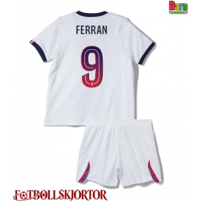 Paris Saint-Germain Ferran Torres #9 Borta Kläder Barn 2026-27 Kortärmad (+ Korta byxor)